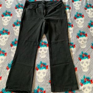 Torrid washed black bootcut jeans